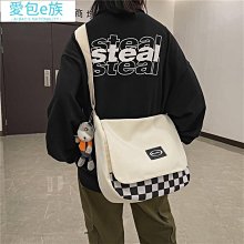 學生挎包男潮牌工裝大容量單肩包男款大學生郵差包女生上課斜挎包 歷史價格詳細信息