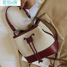 水桶包包女秋冬新款歐美時尚菱格鏈條高級感翻毛單肩斜挎腋下包-李李 韓國女裝 歷史價格詳細信息