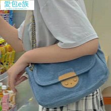 韓版帆布單肩包高雅德女式PU小眾拼接百搭手提小方包流行腋下包包 歷史價格詳細信息