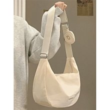 餃子包防水帆布包女大容量簡約大學生上課通勤側背包斜背包ins-包沒煩惱 歷史價格詳細信息