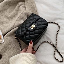 仙女溫柔風小包包女2022流行新款潮韓版百搭斜挎包時尚菱格鏈條包【爆款特賣】 歷史價格詳細信息