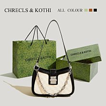 小眾質感腋下包包女夏2022新款潮時尚鏈條包小方包百搭ins斜挎包 歷史價格詳細信息