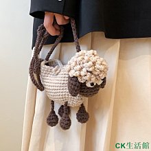 手工編織包包可愛胡蘿卜兔子包包毛線鉤針diy材料包自製作手織包 歷史價格詳細信息