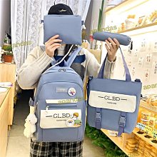 大容量書包中學生2023新款原宿風簡約情侶背包尼龍輕便休閒雙肩包 歷史價格詳細信息