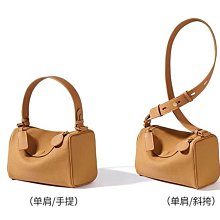 頭層牛皮波士頓枕頭包2024新款百搭真皮女包包單肩斜挎軟皮手提包【zero潮流屋】 歷史價格詳細信息
