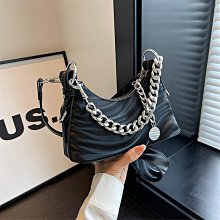 腋下鏈條小包包女2023春夏新款潮ins高級質感百搭時尚單肩斜挎包 歷史價格詳細信息