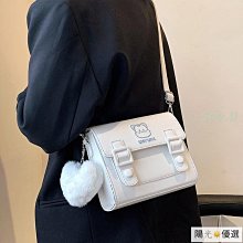 韓系小眾設計小包包女 高級質感斜背包 女士流行小方包 休閒通勤斜背包-李李 韓國女裝 歷史價格詳細信息