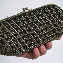 手提包晚宴包宴會包派對包錢包鑲水鑚金屬手工藝術品【心生活美學】 歷史價格詳細信息