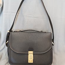 【七彩魚】DIANA JANES  粉桃紅色真皮手提包  上下兩層 雙提帶側背 長背帶  展示品  無使用 歷史價格詳細信息