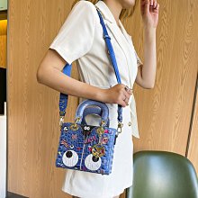 正品 ⠜EYE THEME⠣ OL流行小方包 漸層/牛仔 寬背帶 手提包附圓形零錢包 2192 歷史價格詳細信息