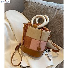 《》小眾設計包包女2022新款潮時尚手提水桶包百搭ins爆款單肩斜挎包 流行 精品 歷史價格詳細信息