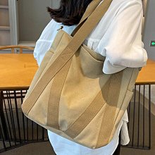 日系托特包/大容量帆布包 可放A4 &14吋筆電 大學生上課包/通勤包/單肩包/肩背包#B34 歷史價格詳細信息