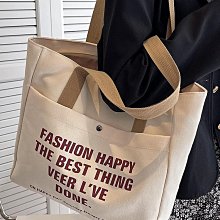 帆布包女2023新款大容量單肩帆布袋上班通勤手提高級白色文藝日式_佳美優品 歷史價格詳細信息