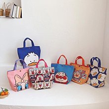 新款手提袋可愛卡通帆布手拎包上班族便當包外出百搭小眾手提布袋 歷史價格詳細信息