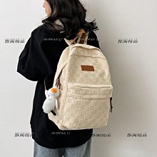 初中潮流雙肩包高中大學生簡約運動款背包女2024年新款書包男ins 歷史價格詳細信息