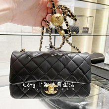 CHANEL/香奈兒 金球 mini CF經典口蓋包單肩鏈條包斜挎包女包包 歷史價格詳細信息