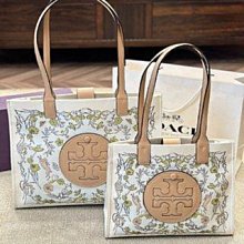 Tory burch/托里伯奇 Gemini link新款印花拉鏈手提托特包tote 大容量手提購物 歷史價格詳細信息