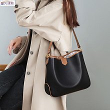 【熱賣精選】Viney真皮包包女斜挎包2022新款爆款單肩包水桶包撞色小眾手提包 歷史價格詳細信息