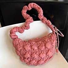 夏季百搭褶皺小包包女2023新款時尚腋下小方包ins質感鏈條單肩包 歷史價格詳細信息