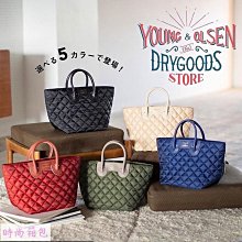 ????寶貝日雜包????日本雜誌附錄 YOUNG & OLSEN 菱格紋托特包 拉鍊手提包 輕量包 空氣包 水餃包 手提袋-西可小鋪❤️ 歷史價格詳細信息
