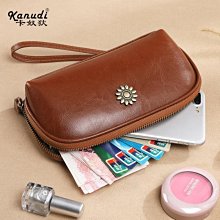 下殺  錢包女2020新款簡約錢包女長款手腕包雙拉錬大容量手機錢包卡一體 歷史價格詳細信息