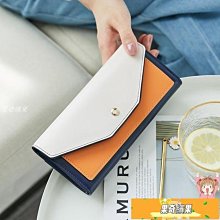 長夾 錢包女 中夾 色簡約錢包 錢夾 卡包 多卡位PU長款女士卡夾零錢包 卡片收納包 韓版簡約氣質女生手拿包（滿599免運） 歷史價格詳細信息