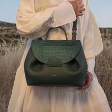 法國polene paris小眾高級感牛皮單肩斜挎女包Number11水餃便當包 歷史價格詳細信息