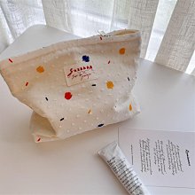 手拿化妝包女便攜2024新款隨身高級感簡約護膚品收納袋旅行洗漱包 歷史價格詳細信息