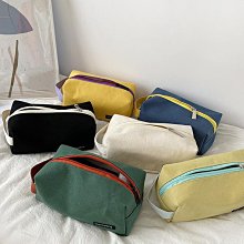 化妝包大容量撞色糖豆化妝品收納袋小清新便攜旅行洗漱包女手拿包 歷史價格詳細信息