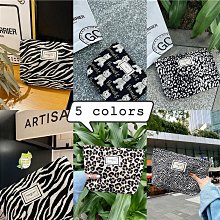 豹紋帆布錢包女短款ins小眾百搭時尚復古個性簡約多卡位折疊皮夾~特價 歷史價格詳細信息