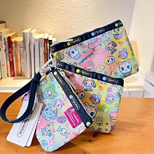 熱銷#Lesportsac3455手腕包收納包三件套化妝包白色史努比 歷史價格詳細信息