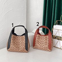 COACH 經典 皮革 手提包 肩背包 側背包 F08A03 米白色 名牌精品包 二手真品有LV Chanel 歷史價格詳細信息