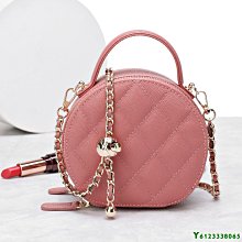 現貨 真皮 羊皮 24cm 羊皮金鍊包 (2種背帶) 粗鍊帶 -芋粉簡約 歷史價格詳細信息