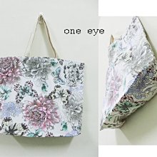 one eye 彩色印刷條紋大水滴帆布購物手提肩背側背袋大包(水滴黃) 歷史價格詳細信息