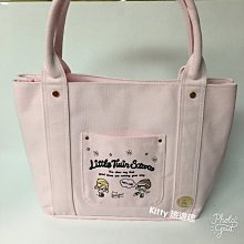 [Kitty 旅遊趣] 雙子星 帆布提袋 環保袋 購物袋 補習袋 書袋 文件袋 Kiki Lala 直式提袋 帆布袋 歷史價格詳細信息