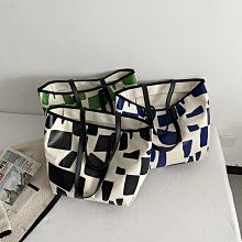 格子帆布包 單肩女包 皮帶包 帆布包 格紋帆布袋 文藝清新托特包 大容量包 CHIC文藝風 加--麥包包 歷史價格詳細信息