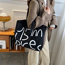 時尚潮 大包簡約大容量帆布單肩包韓版休閒託特包通勤休閒購物袋 歷史價格詳細信息