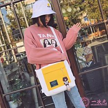 熱銷帆布斜背包 學生側背包 簡約休閒購物袋 大容量帆布托特包 補習袋 新款斜跨包 學生韓版休閒帆布斜背包 補-愛包 歷史價格詳細信息