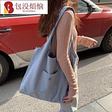 韓國新款大容量帆布包 極簡風 字母單肩帆布包 手提女包 托特包 帆布包 學生潮 街頭休閑-時尚箱包 歷史價格詳細信息