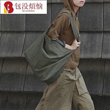 帆布包 帆布包男斜背包大容量日系復古原宿慵懶風休閒簡約學生男士側背包 歷史價格詳細信息