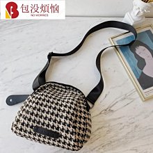 千鳥格帆布錢包女短款2022新款日韓簡約ins小眾復古時尚折疊皮夾~特價 歷史價格詳細信息