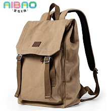 美式復古書包 男女皆可慵懶風大學生雙肩包水洗帆布學生耐用揹包 歷史價格詳細信息