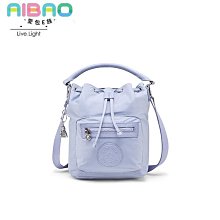 【熱賣精選】kipling包吉普林包 休閒包 潮流女款雙肩背包 帆布藍底白花朵書包 後背包 歷史價格詳細信息