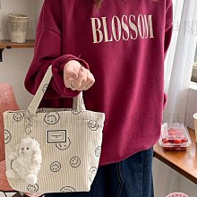 小伊閣=文藝復古款帆布袋女單肩包大購物袋學生書包 歷史價格詳細信息