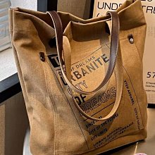 大容量秋冬包包女帆布包通勤單肩手提休閒日韓女包慵懶風購物袋潮 歷史價格詳細信息