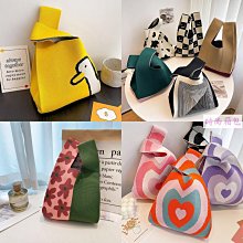 ✨現貨針織包毛線包✨新款質感編織包 條紋購物袋 針織手提包包 簡約手提袋 編織背心包 手拎包 斜背包 編-潮流前線 歷史價格詳細信息