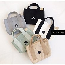 可愛帆布手提袋 卡通手拎收納袋 外出手提袋 便當包 飯盒袋 大容量便當袋 歷史價格詳細信息