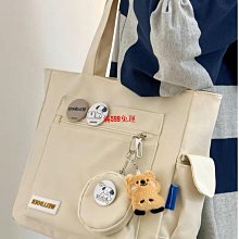 OBM現貨??帆布袋 帆布包 手提袋 手提袋 手提包 購物袋 肩背包 環保袋 學生上課帆布袋拉鍊 韓國大容量斜挎包6-惠誠小屋 歷史價格詳細信息