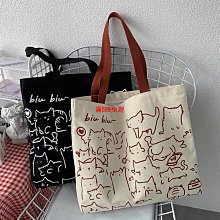 新款韓版字母帆布包 單肩包 托特包 側背包 斜背包 肩背包 斜挎包 手拿包 手提包 布米米 歷史價格詳細信息