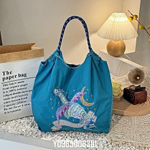 新品 斜挎包 單肩包??日系卡通帆布包女ins風百搭大容量單肩馬鞍包學生上課斜挎餃子包-惠誠小屋 歷史價格詳細信息